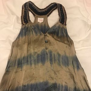 Parker Silk tie dye tank